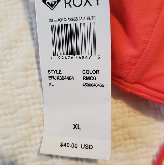 ROXY Bikini Top Size XL NWT - Picture 5 of 5